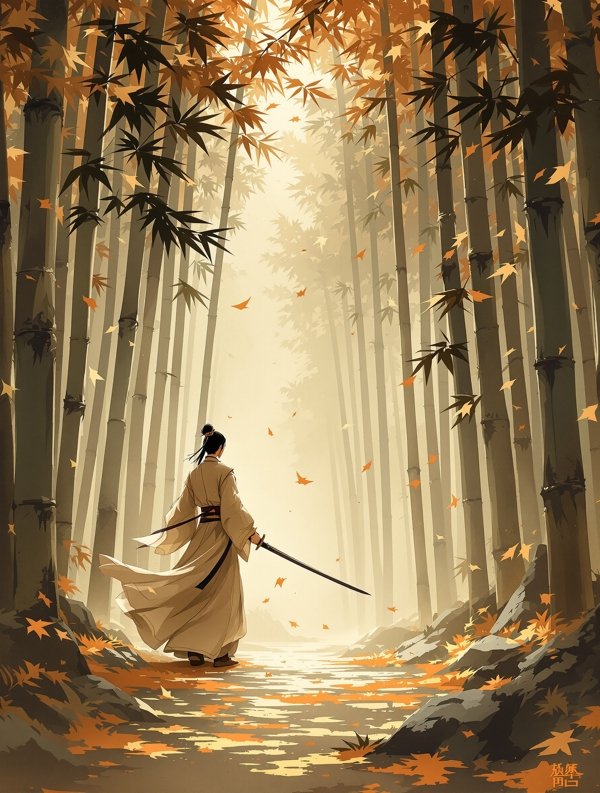 竹林剑客 动漫新番海报 - 三米影视