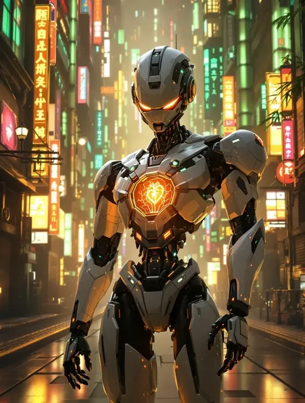 机械之心 科幻 机甲 情感 机械之心 动漫新番海报 - 三米影视